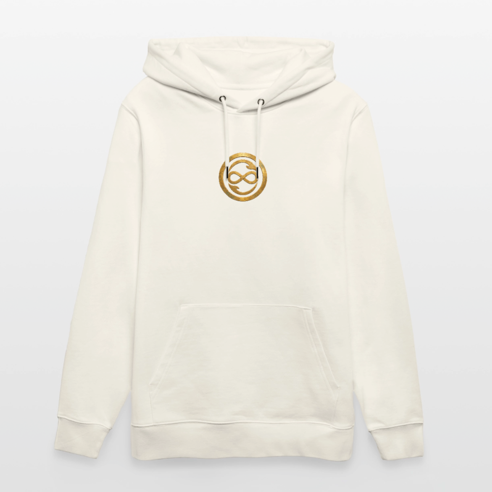 Unisex Bio-Hoodie ANIMA AETERNA - Naturweiß 