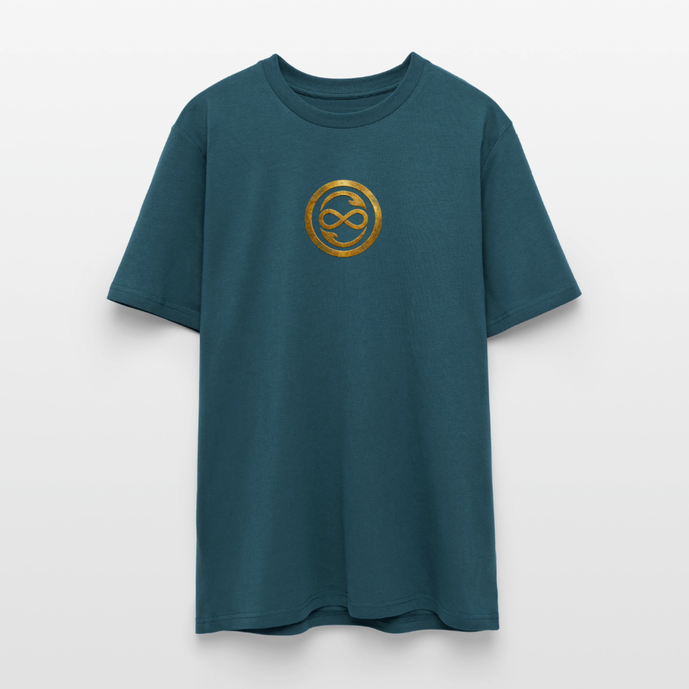 Unisex Bio-T-Shirt   ANIMA AETERNA - Dunkles Petrol