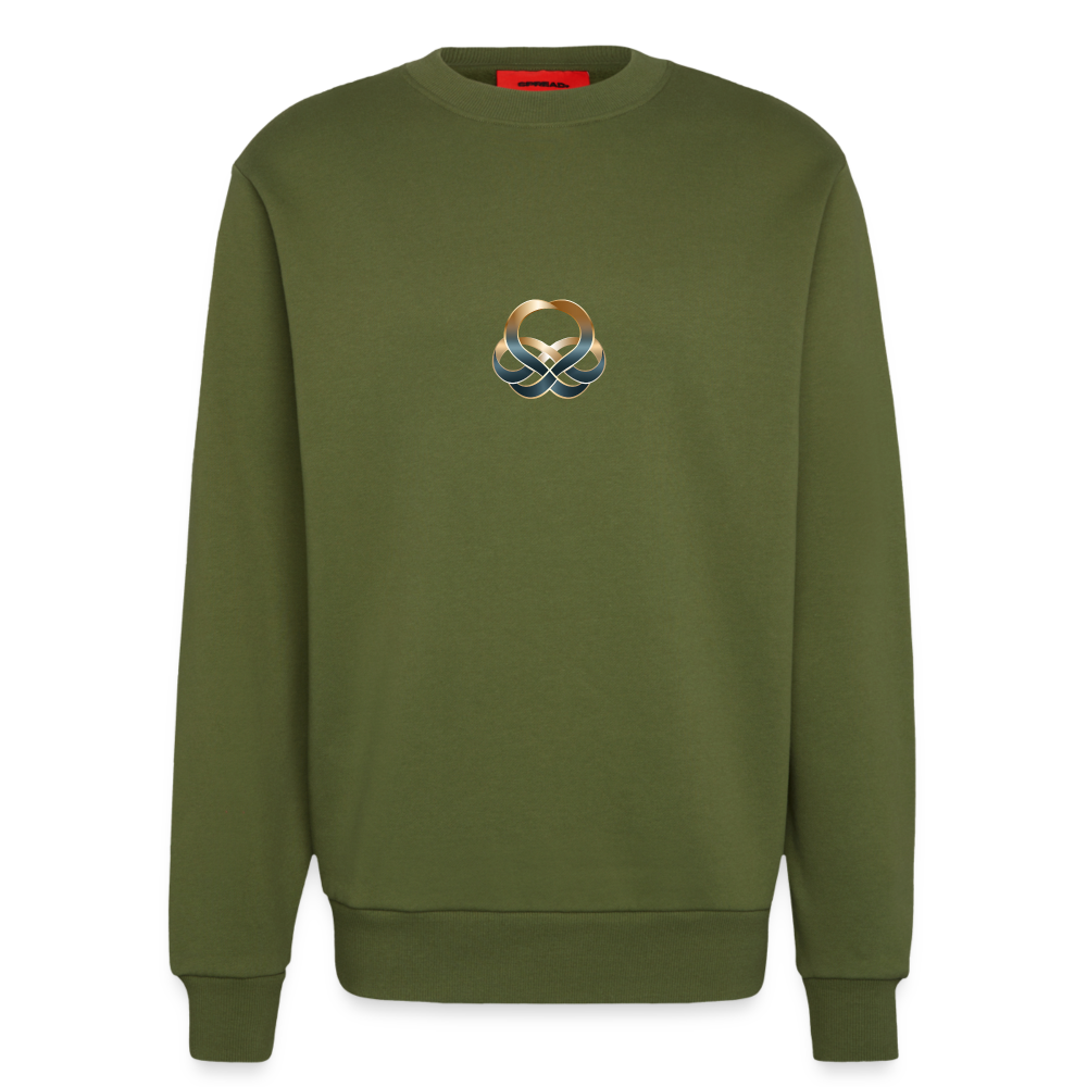 chiSign Organic Relaxed Crew Neck Made in EU - MOSS GREEN