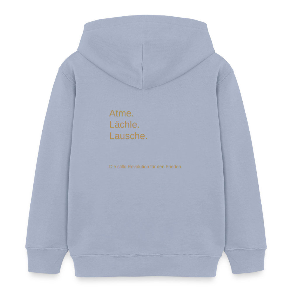 Kinder Organic Hoodie Mini Cruiser "Monade" - Lavendel-Violett