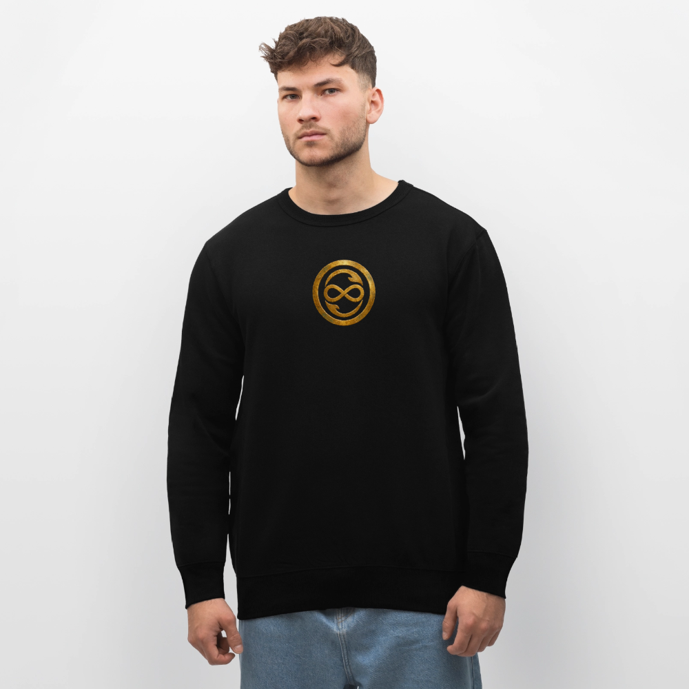 Unisex Bio-Sweatshirt ANIMA AETERNA - Schwarz