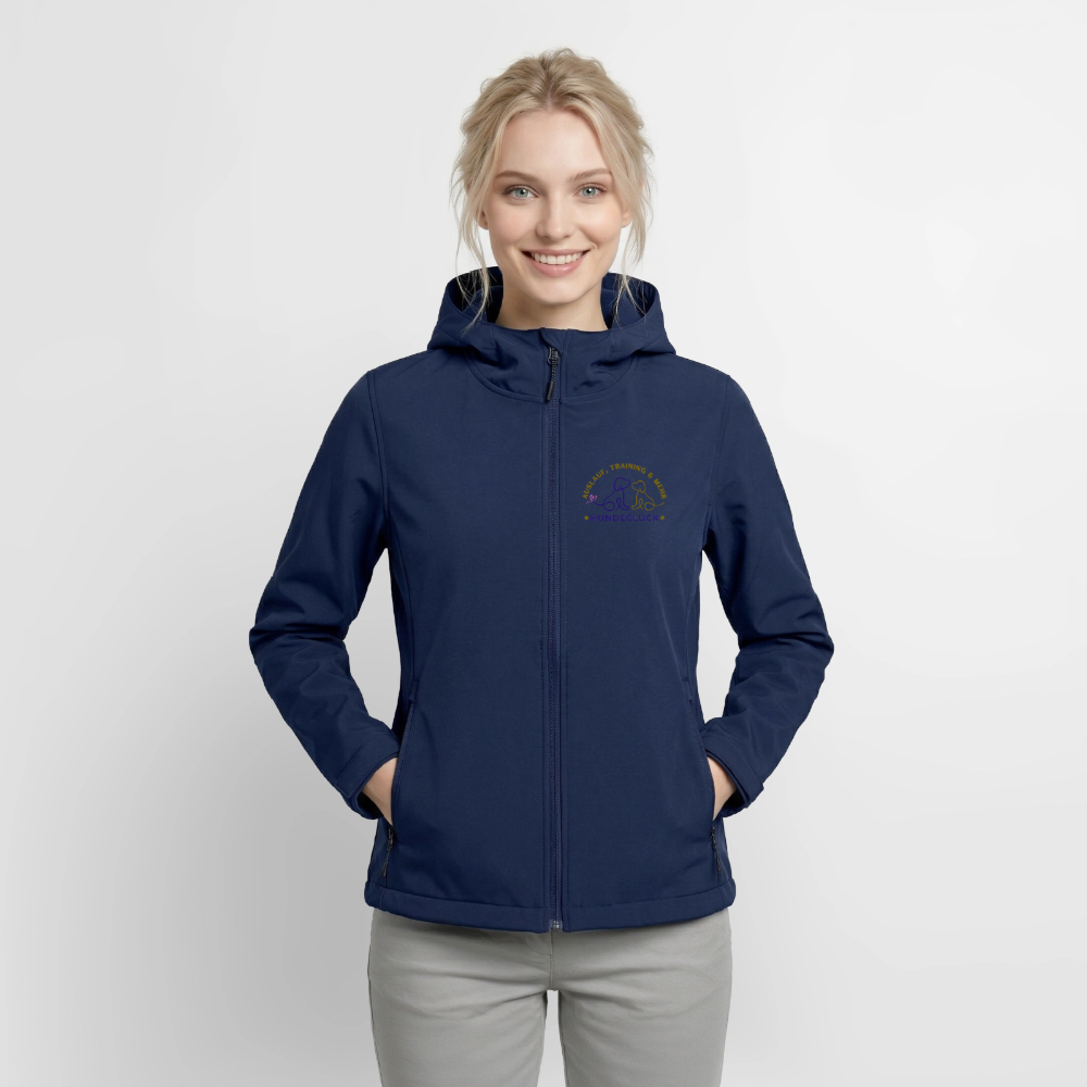 Hundeglück Frauen Recycelte Softshelljacke von Stanley/Stella - Navy