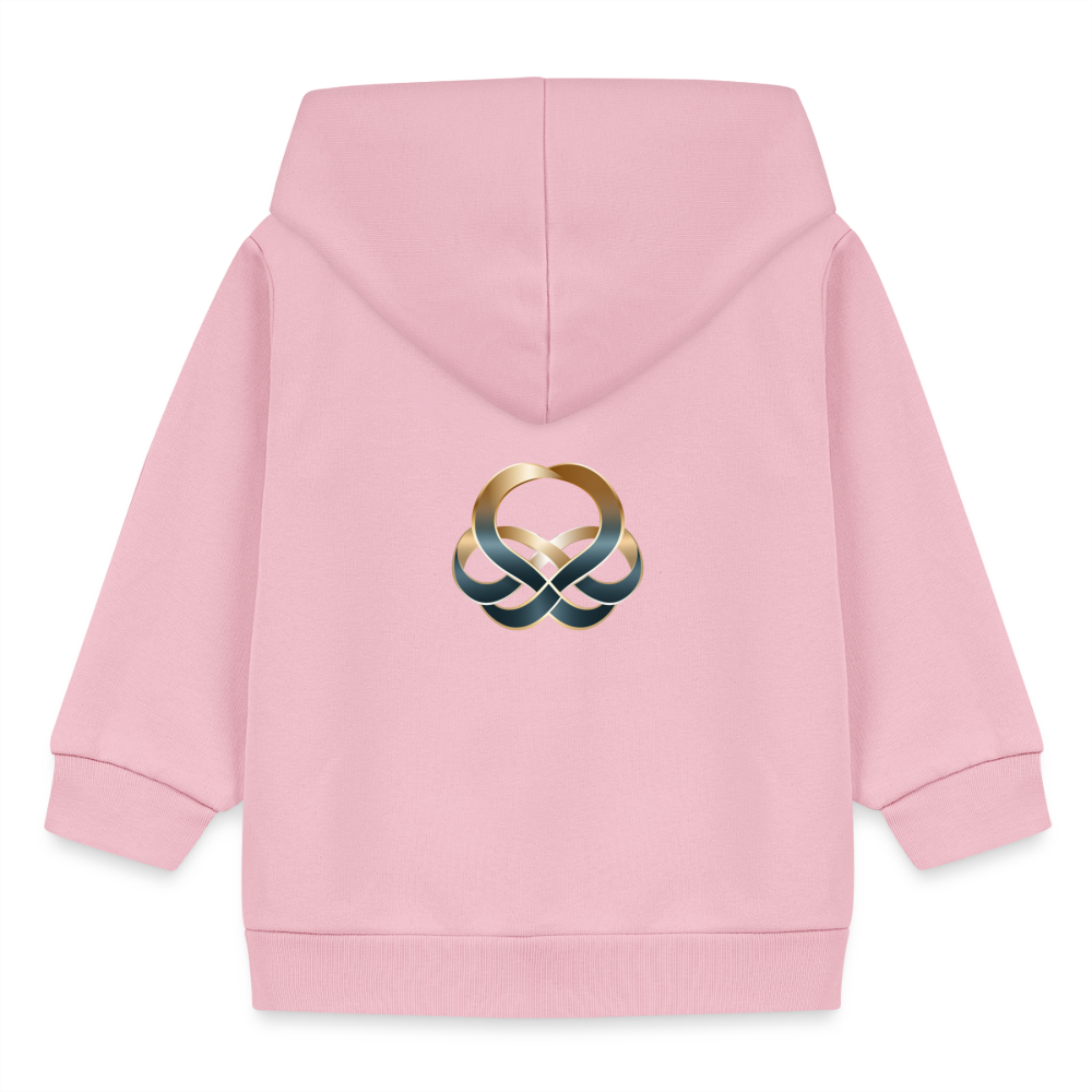 chiSign Stanley/Stella Bio Zip Hoodie BABY CONNECTOR - Hellrosa