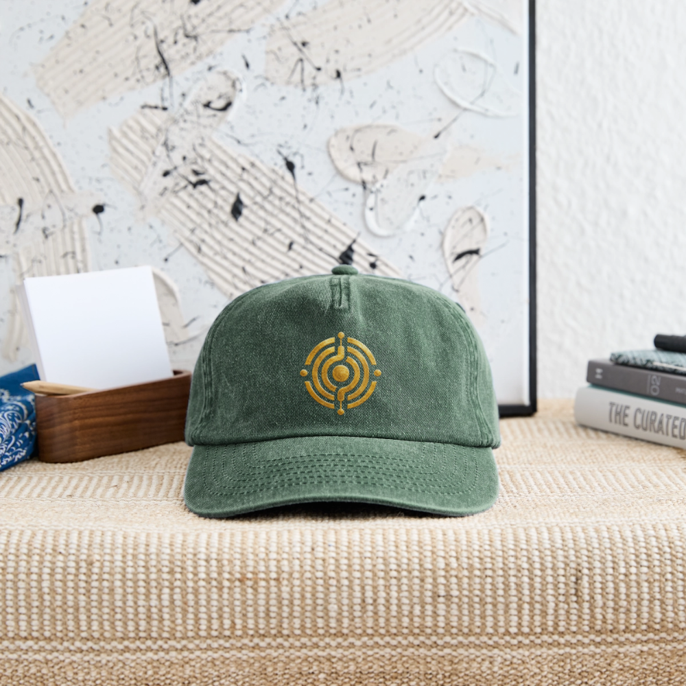 Relaxed Vintage Cap Symbol Effatá - Vintage Flaschengrün 