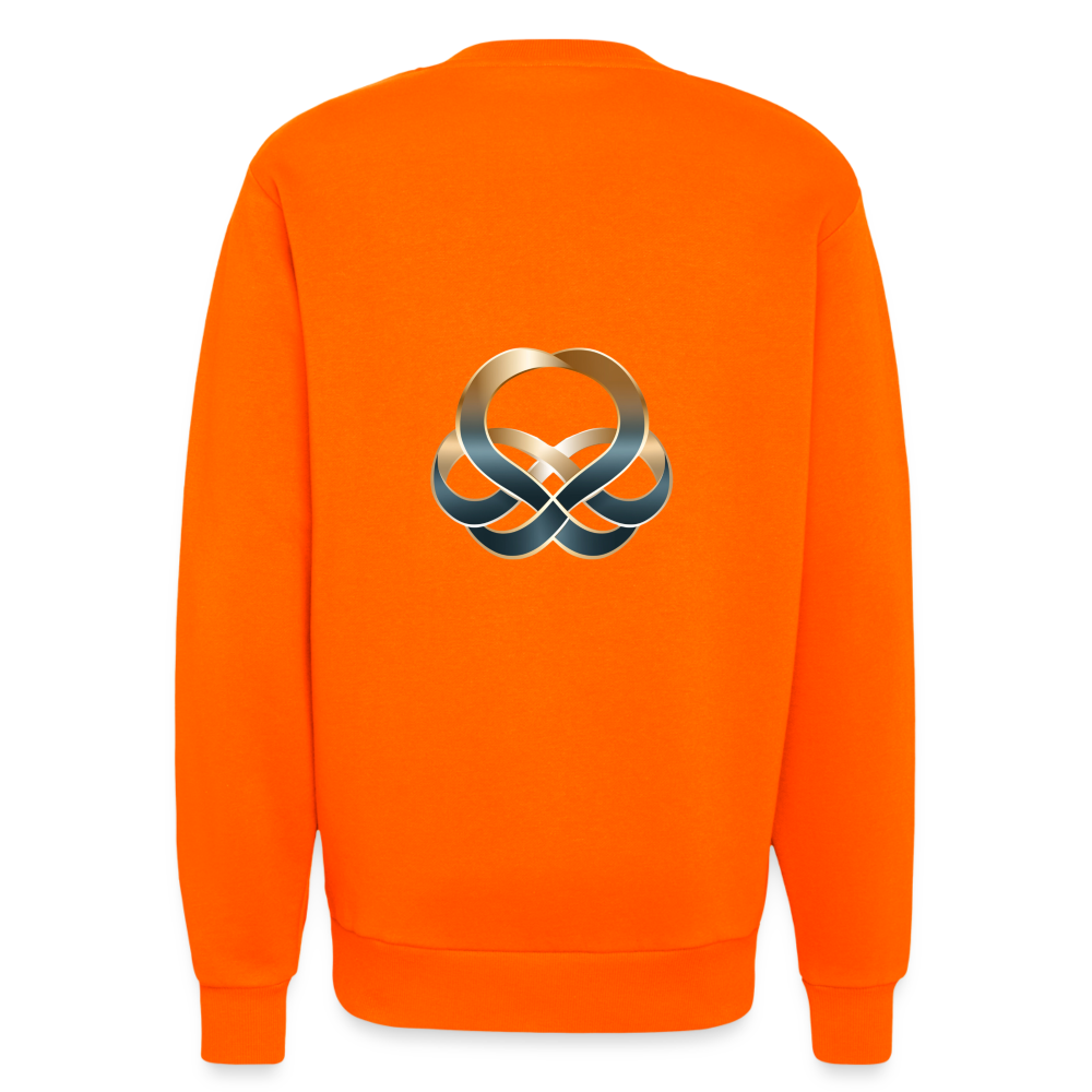 chiSign Organic Relaxed Crew Neck Made in EU - SUNSET ORANGE