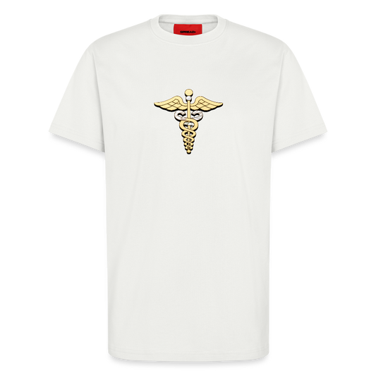 chiSign Merkurstab Organic Relaxed T-Shirt Made in EU - OFF WHITE