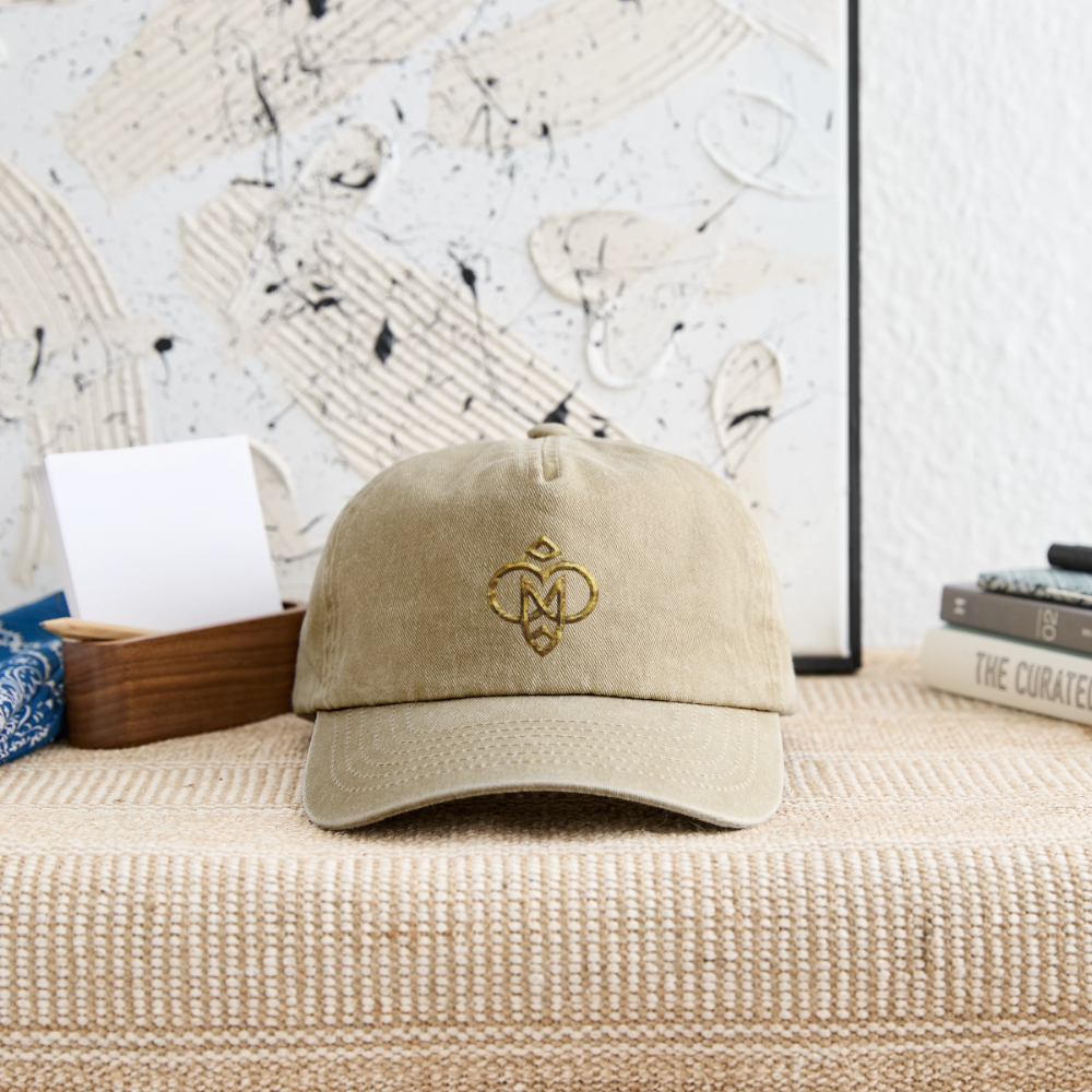 Relaxed Vintage Cap "Die höchste Monade" - Vintage Beige