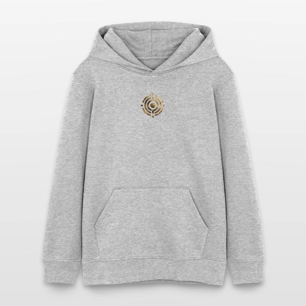 Teenager Organic Hoodie Mini Cruiser "Monade - Grau meliert