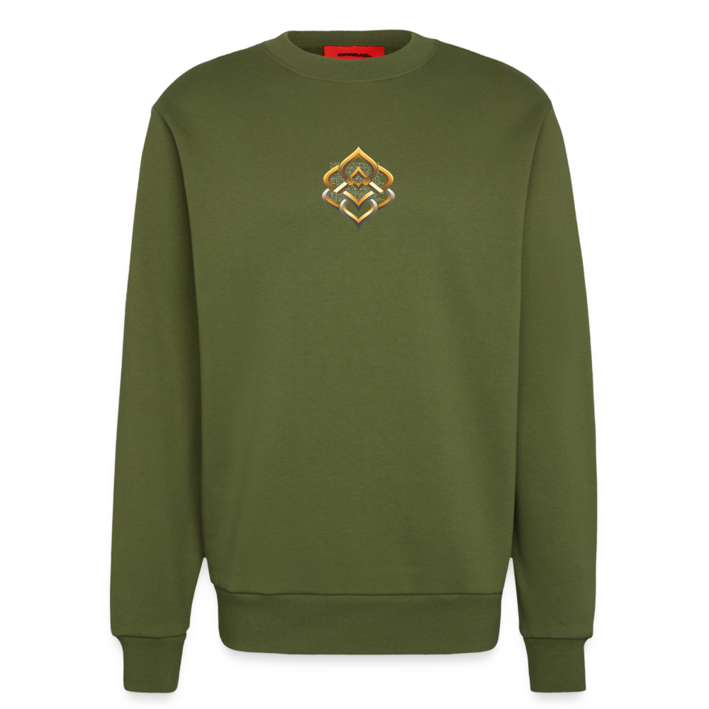 chisign Organic Relaxed Crew Neck Made in EU - MOSS GREEN