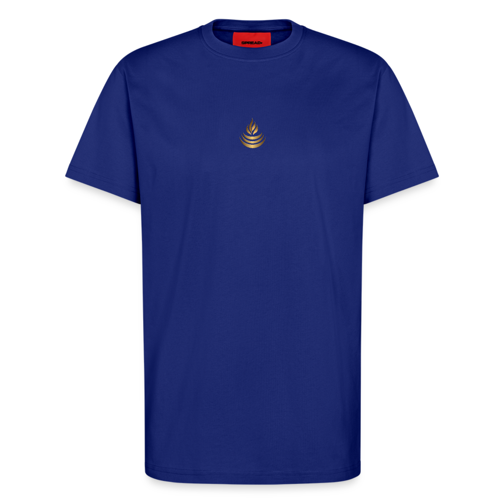 chiSign Quantenheilsymbol  "Reichtum & Erfolg"  Druck VS / RS Organic Relaxed T-Shirt Made in EU - Iconic Blue