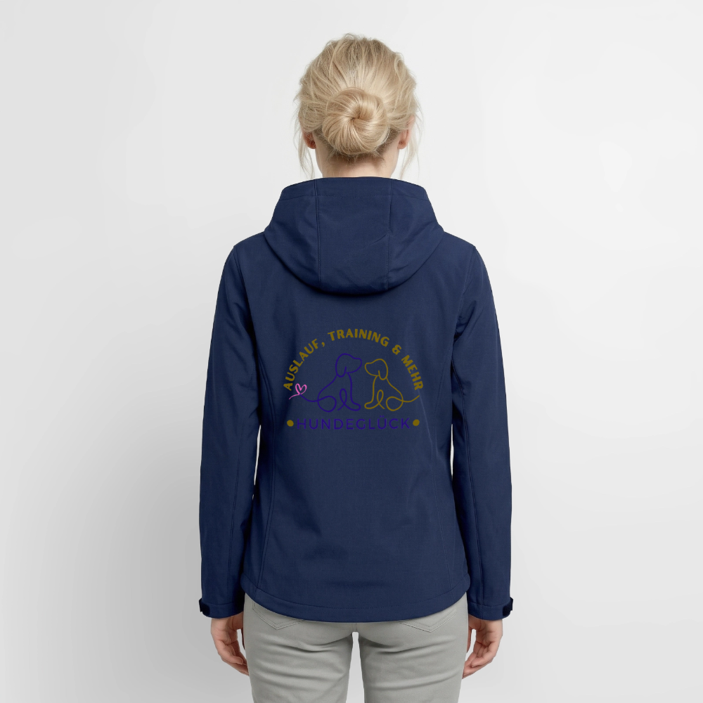Hundeglück Frauen Recycelte Softshelljacke von Stanley/Stella - Navy