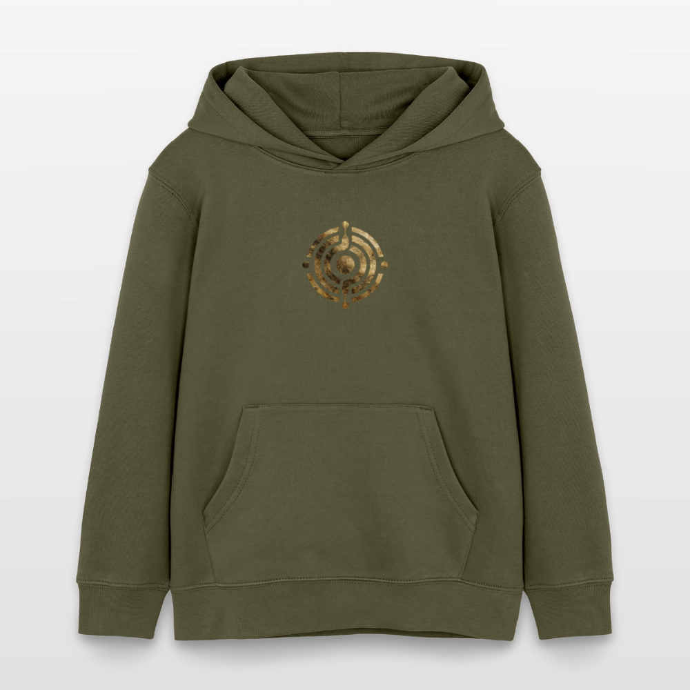 Kinder Organic Hoodie Mini Cruiser "Monade" - Khaki