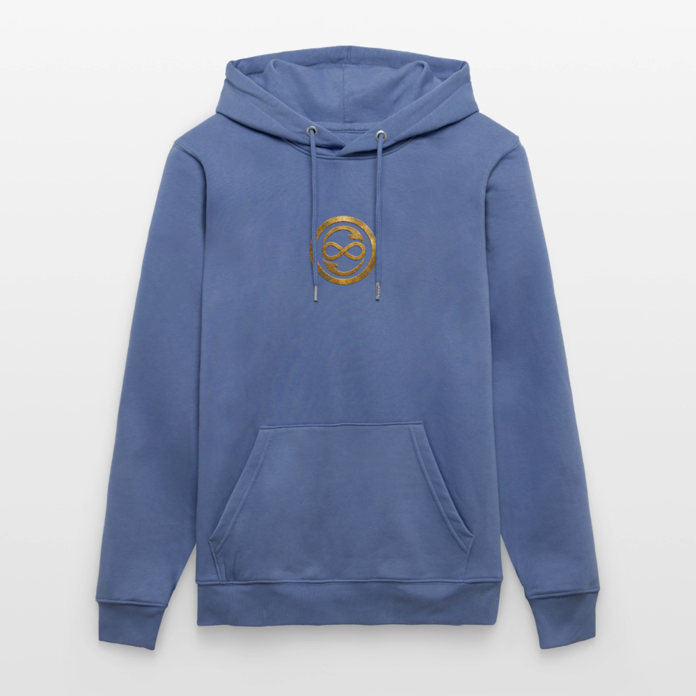 Unisex Bio-Hoodie ANIMA AETERNA - Blau