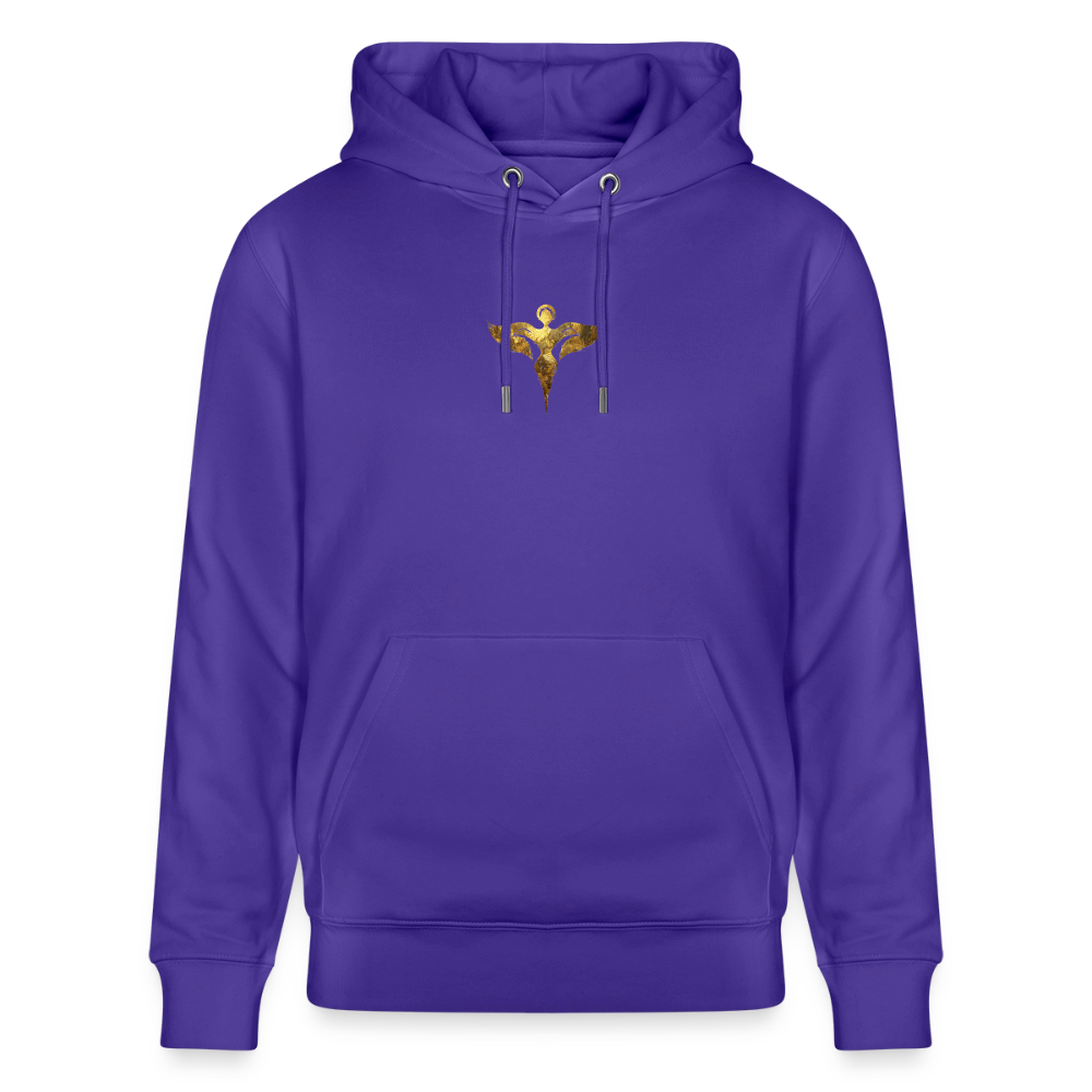 Unisex Bio-Hoodie hochwertig " Gaia" - Purple Love 