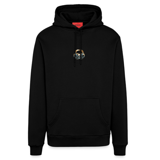 chiSign Organic Relaxed Hoodie Made in EU - SOLID BLACK