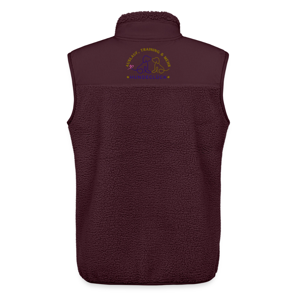 Hundeglück Unisex Sherpaweste von Stanley/Stella - Maroon