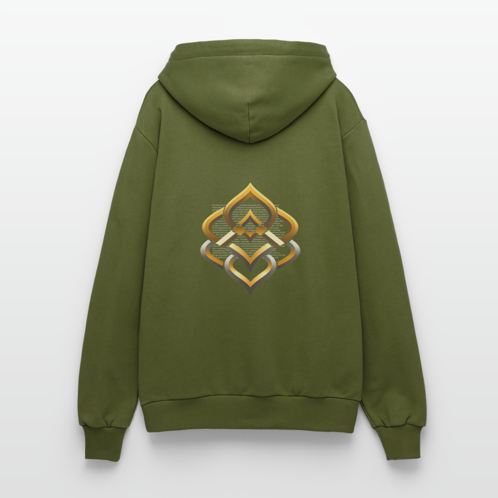 chiSign Organic Relaxed Hoodie Made in EU - MOSS GREEN