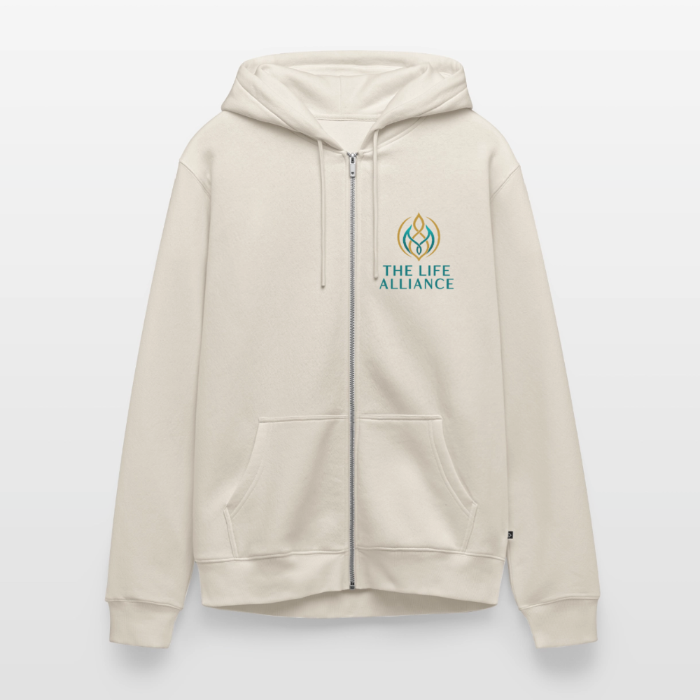 Unisex Premium Kapuzenjacke - Beige