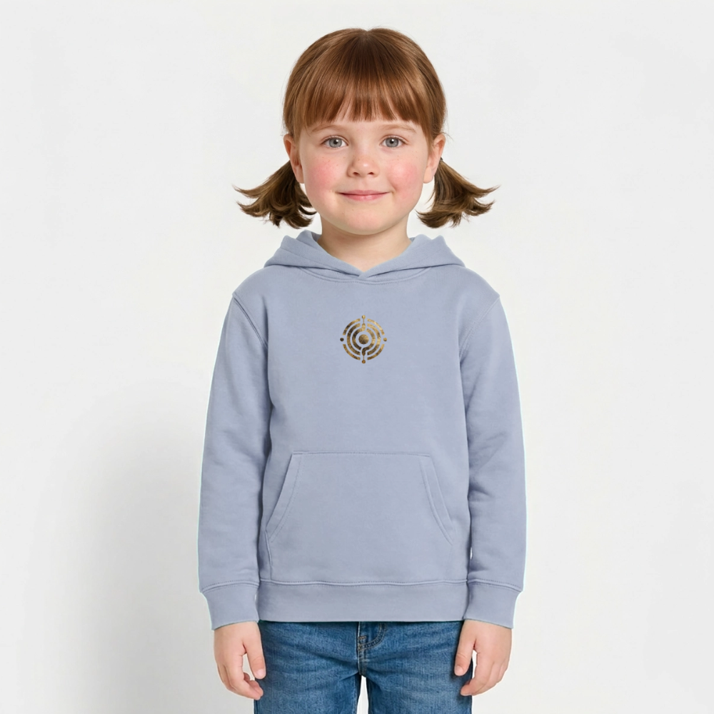 Kinder Organic Hoodie Mini Cruiser "Monade" - Lavendel-Violett