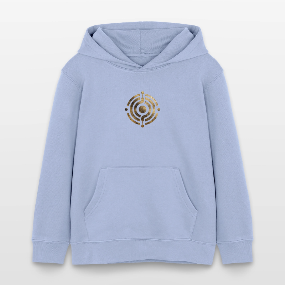 Kinder Organic Hoodie Mini Cruiser "Monade" - Sky