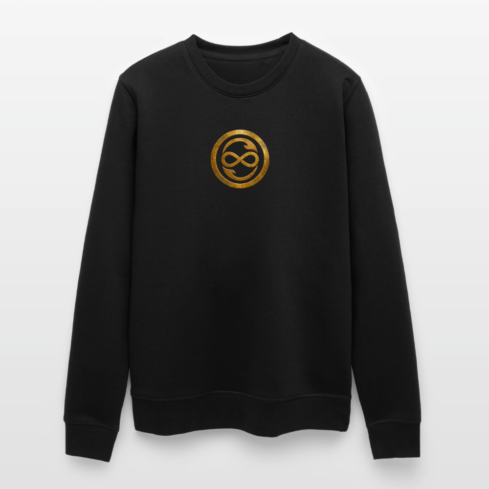 Unisex Bio-Sweatshirt ANIMA AETERNA - Schwarz
