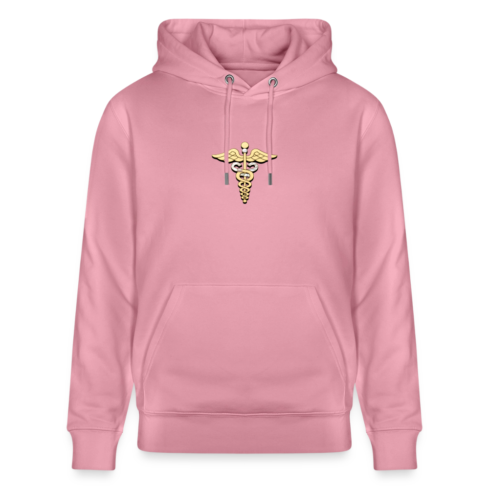 Unisex Bio-Hoodie "Merkurstab - Schutz" - Lila Traum
