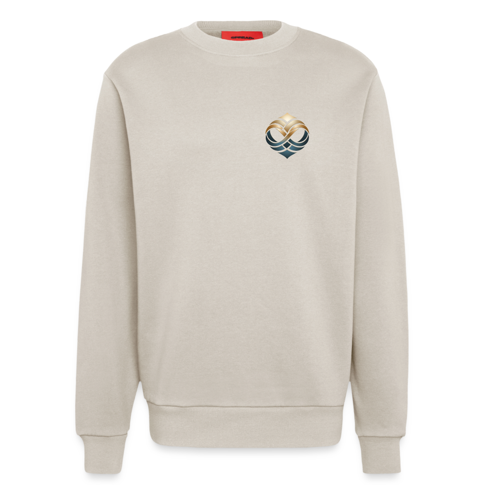 Organic Relaxed Crew Neck Made in EU - WARM CLAY