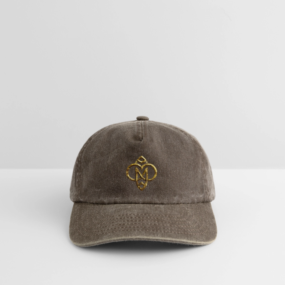 Relaxed Vintage Cap "Die höchste Monade" - Vintage Braun