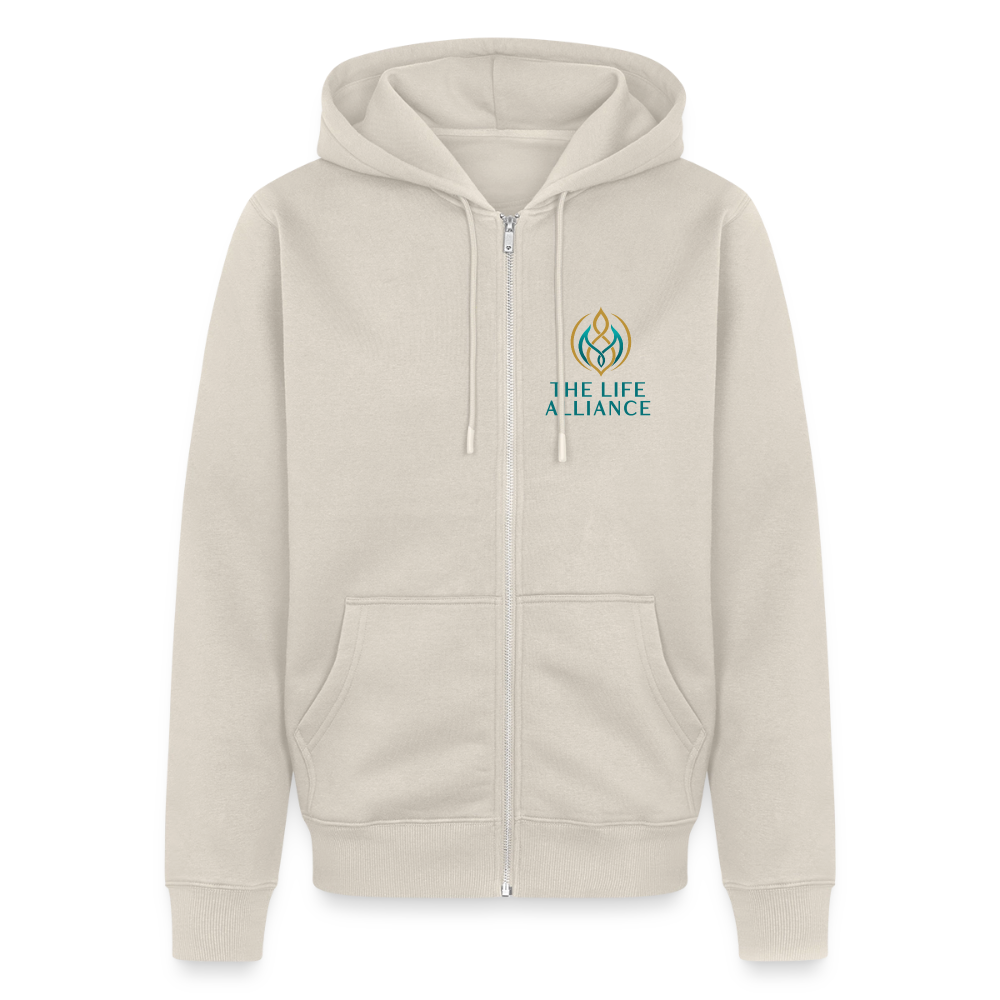 Unisex Premium Kapuzenjacke - Beige