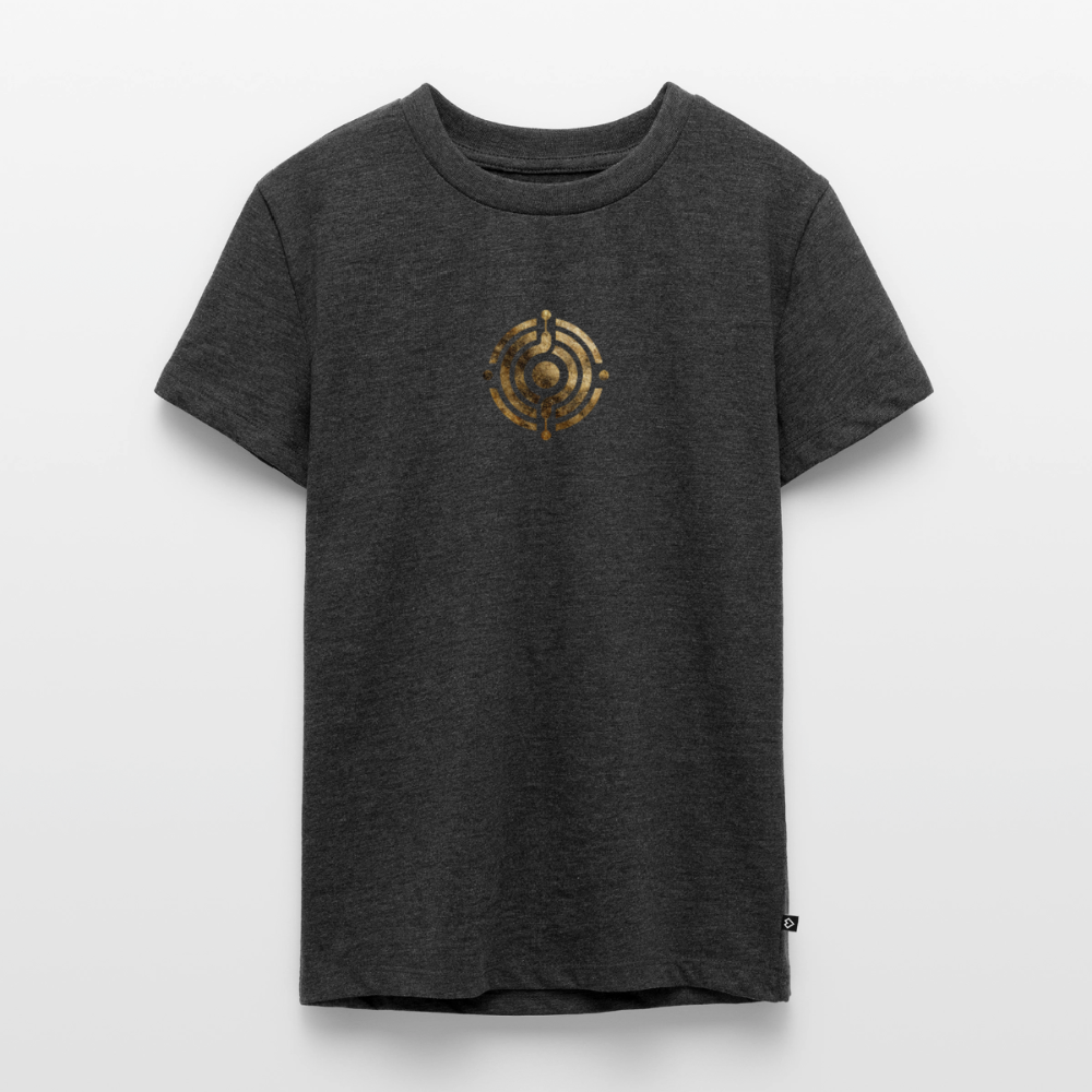 Teenager Premium T-Shirt "Monade" - Anthrazit meliert