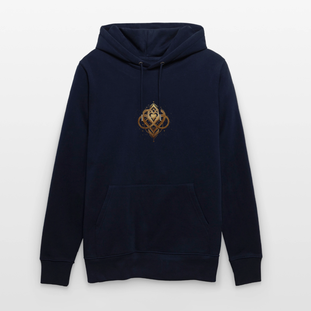 Unisex Bio-Hoodie "Agape" - Navy