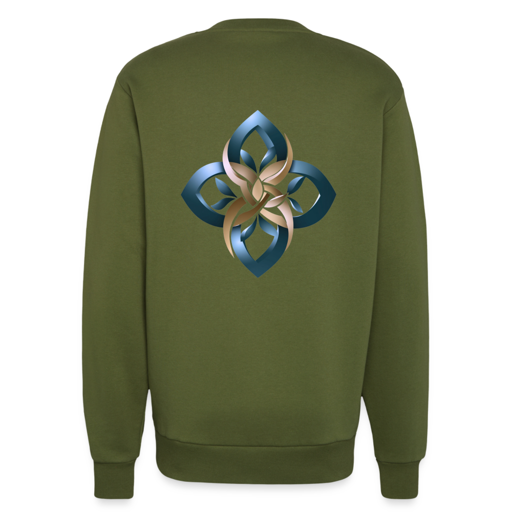 chiSign Organic Relaxed Crew Neck Made in EU - MOSS GREEN