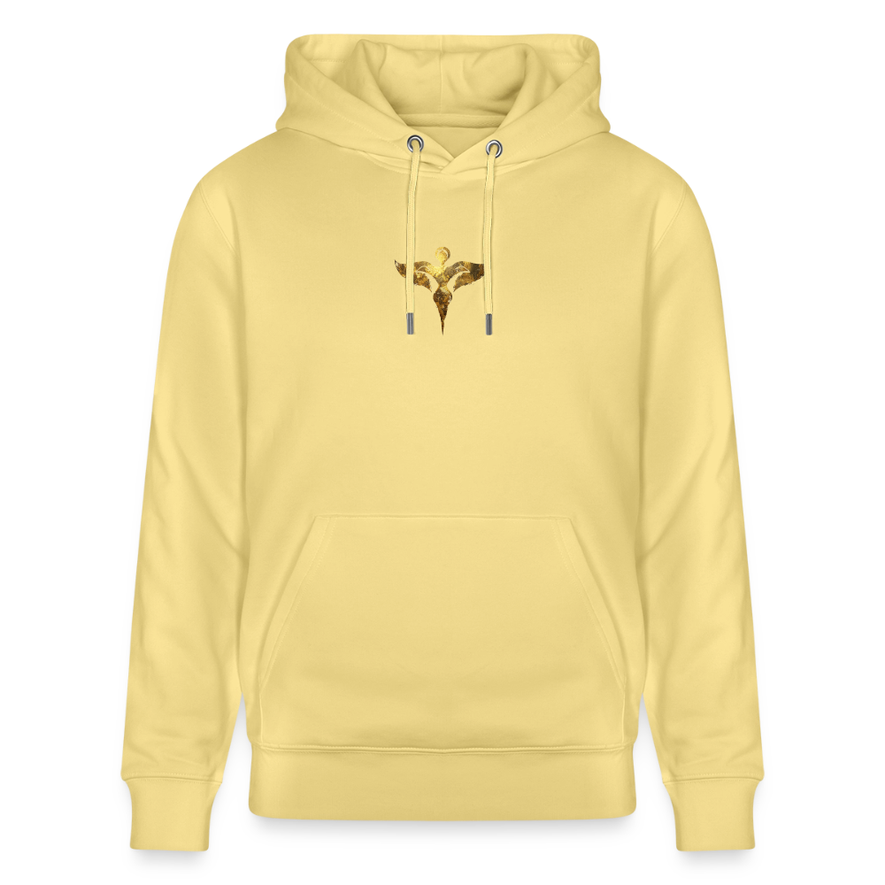 Unisex Bio-Hoodie hochwertig " Gaia" - Gelb Viva 