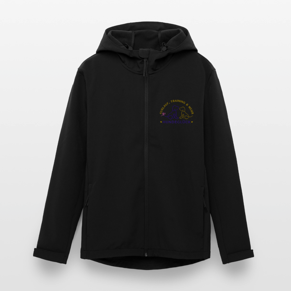 Hundeglück Frauen Recycelte Softshelljacke von Stanley/Stella - Schwarz