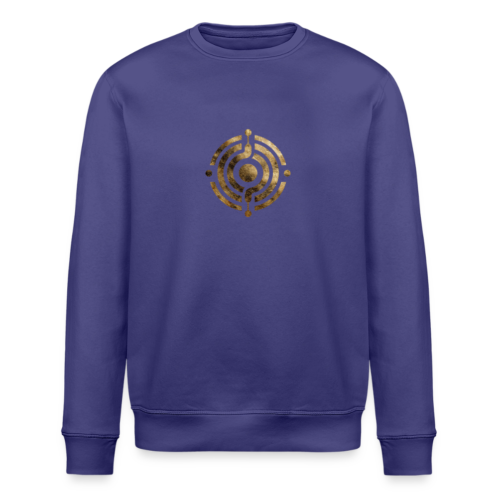Unisex Bio-Sweatshirt "Atme Lächle Lausche" - Dämmerung