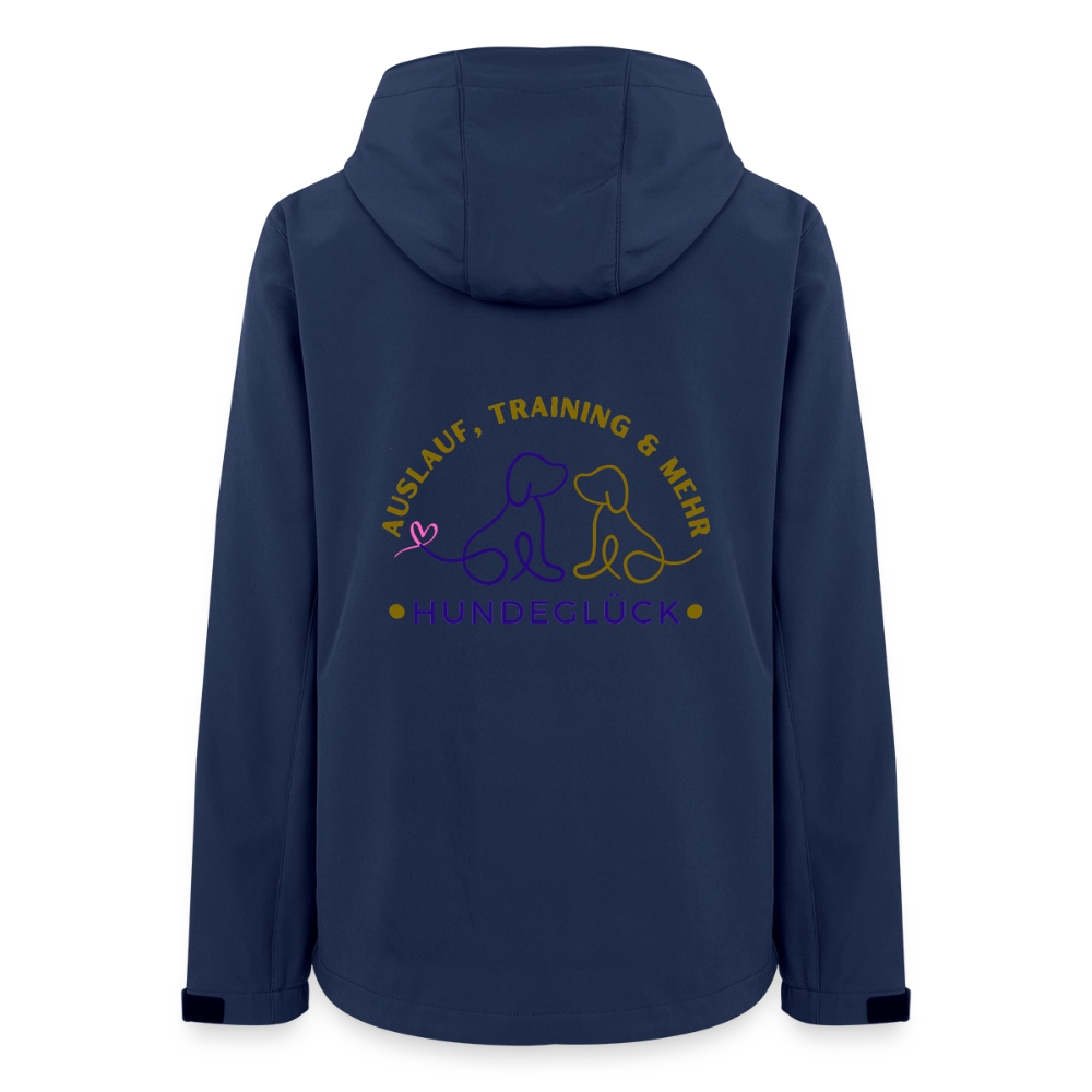 Hundeglück Frauen Recycelte Softshelljacke von Stanley/Stella - Navy