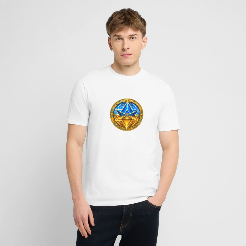 Unisex Bio-T-Shirt MER KA BA AUFSTIEGSCODE 888 - Weiß