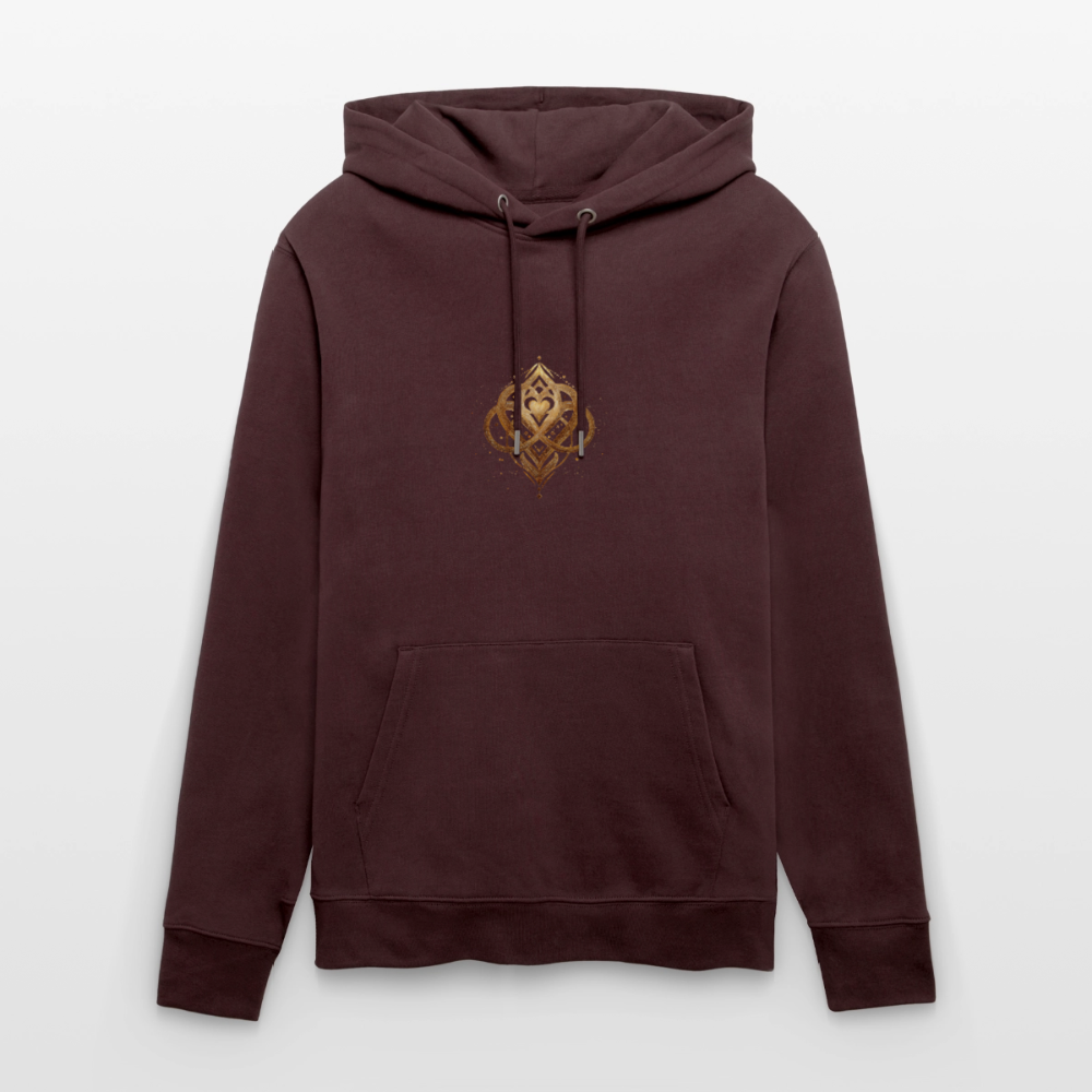 Unisex Bio-Hoodie "Agape" - Maroon