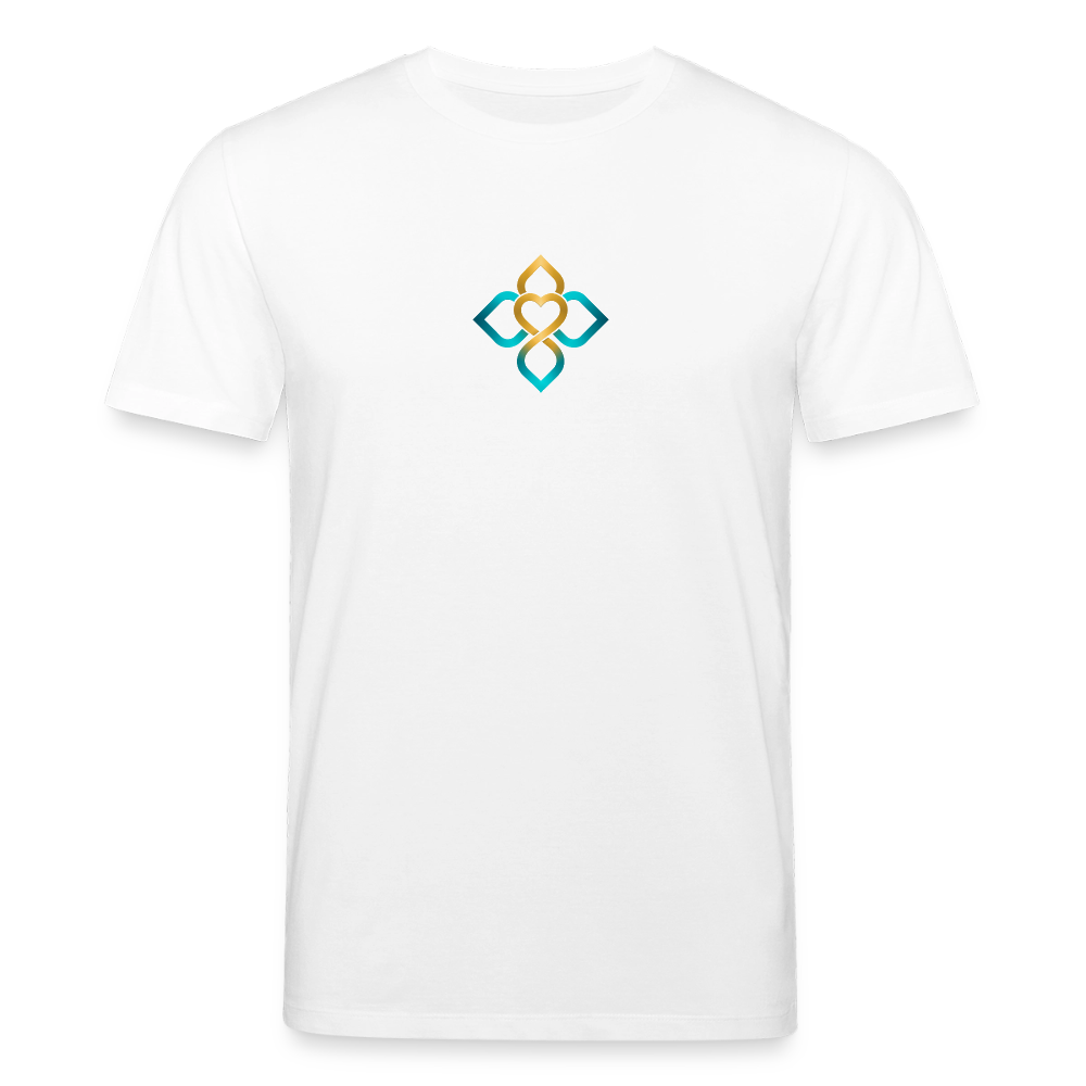 Unisex Bio-T-Shirt FRIEDEN BEGINNT IN MIR. - Weiß