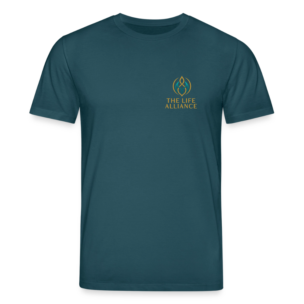 Unisex Bio-T-Shirt THE LIFE ALLIANCE - Dunkles Petrol