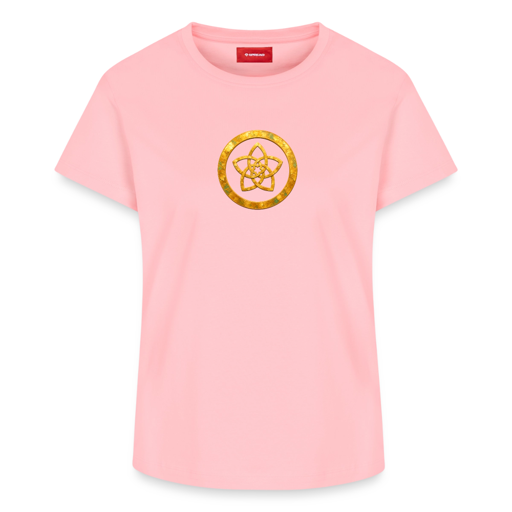 Frauen Supima Cotton T-Shirt – CONCORDIA – Symbol der Harmonie - Rosa