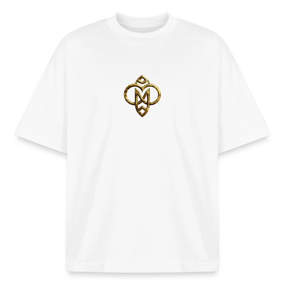 Heavyweight Unisex Bio T-Shirt "Höchste Monade" - Weiß