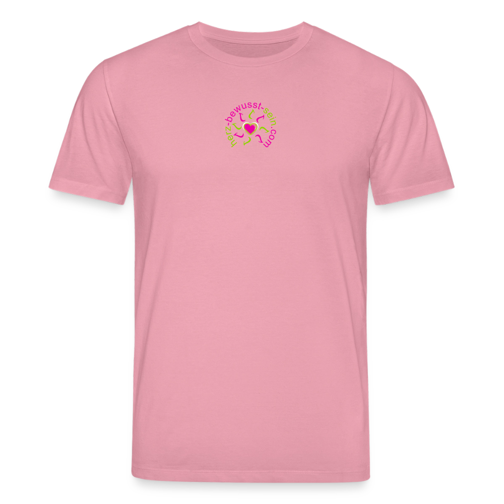 Unisex Bio-T-Shirt Herz-bewusst-sein - Lila Traum