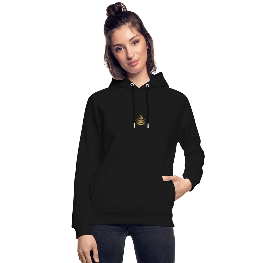 hiSign Quantenheilsymbol   "Reichtum & Erfolg"  Druck VS/RS Unisex Bio-Hoodie von Stanley & Stella - Schwarz