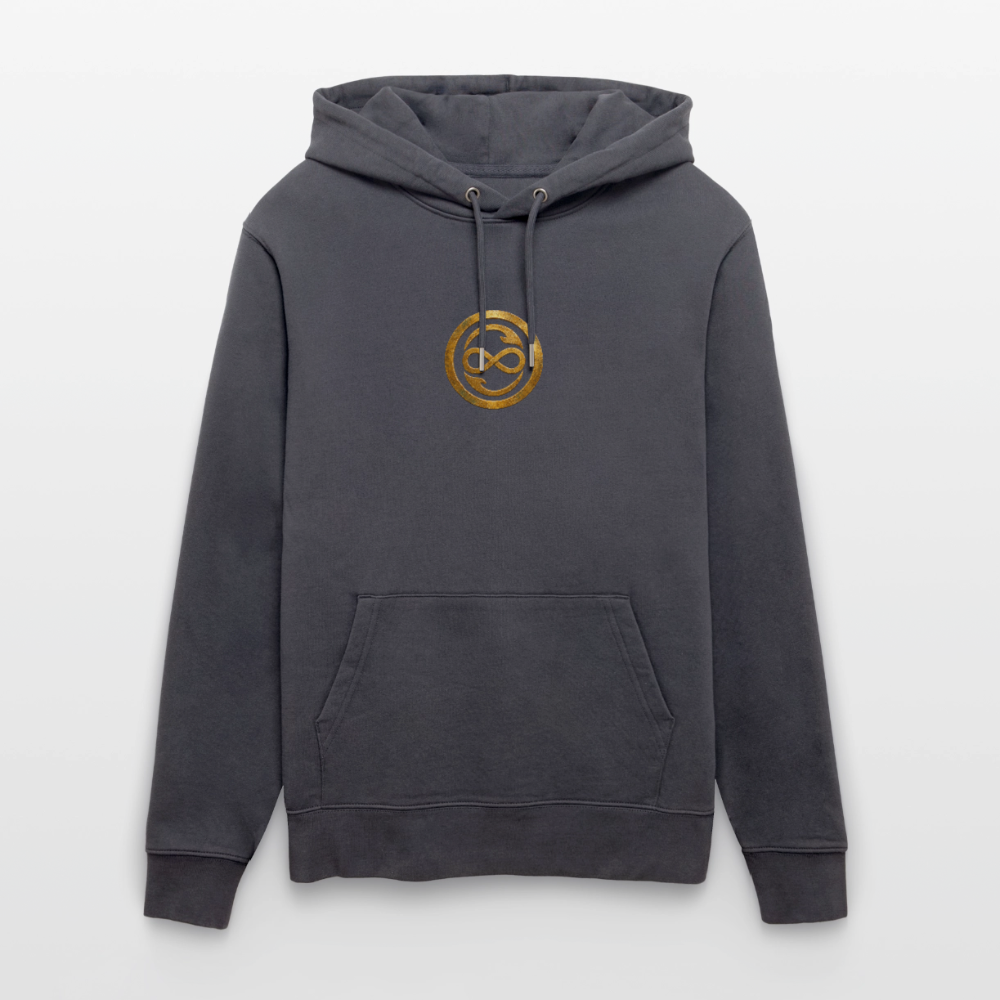 Unisex Bio-Hoodie ANIMA AETERNA - Indigoblau