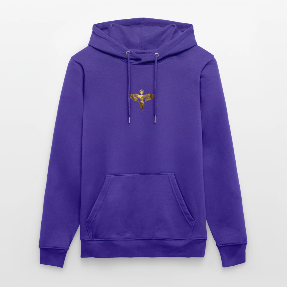 Unisex Bio-Hoodie hochwertig " Gaia" - Purple Love 
