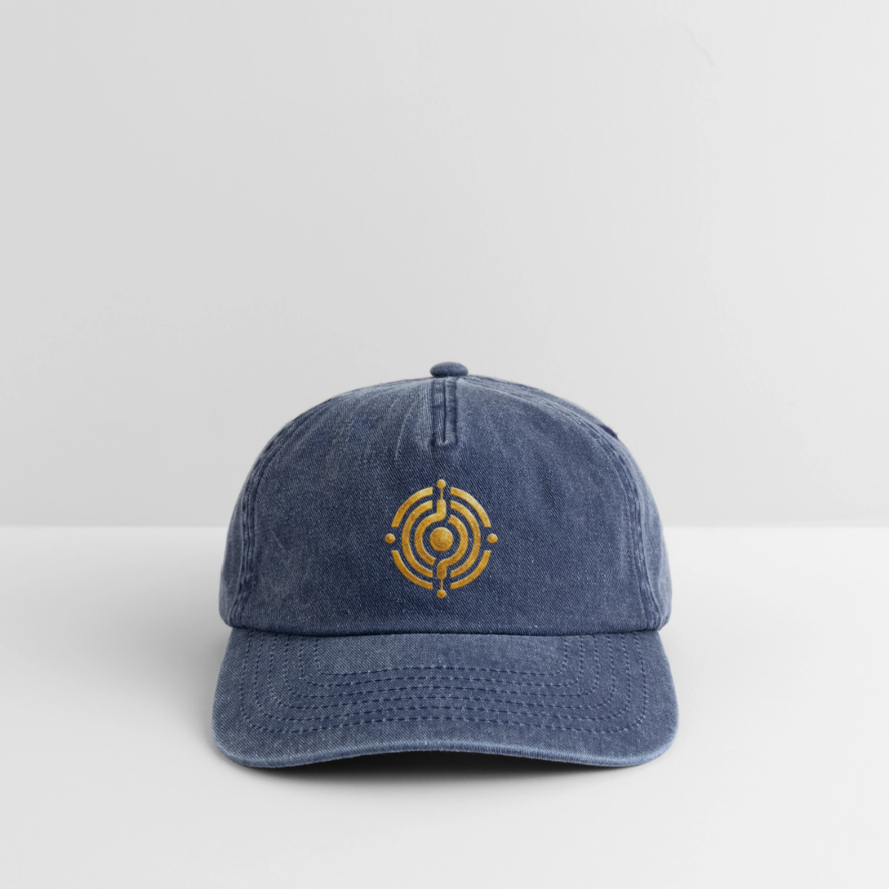 Relaxed Vintage Cap Symbol Effatá - Vintage Denim
