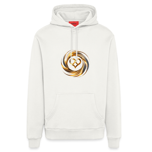 chiSign ICH BIN Organic Relaxed Hoodie Made in EU - OFF WHITE