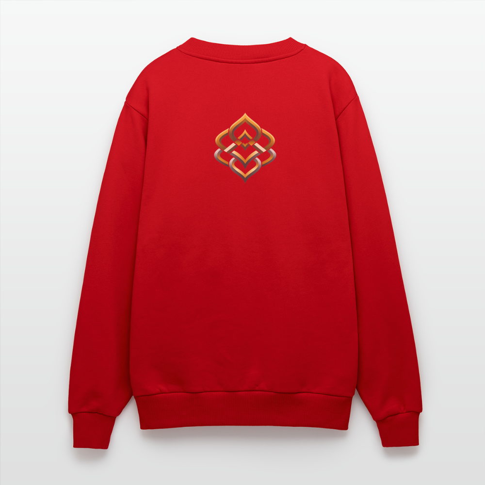 chiSign Organic Relaxed Crew Neck Made in EU - Rot