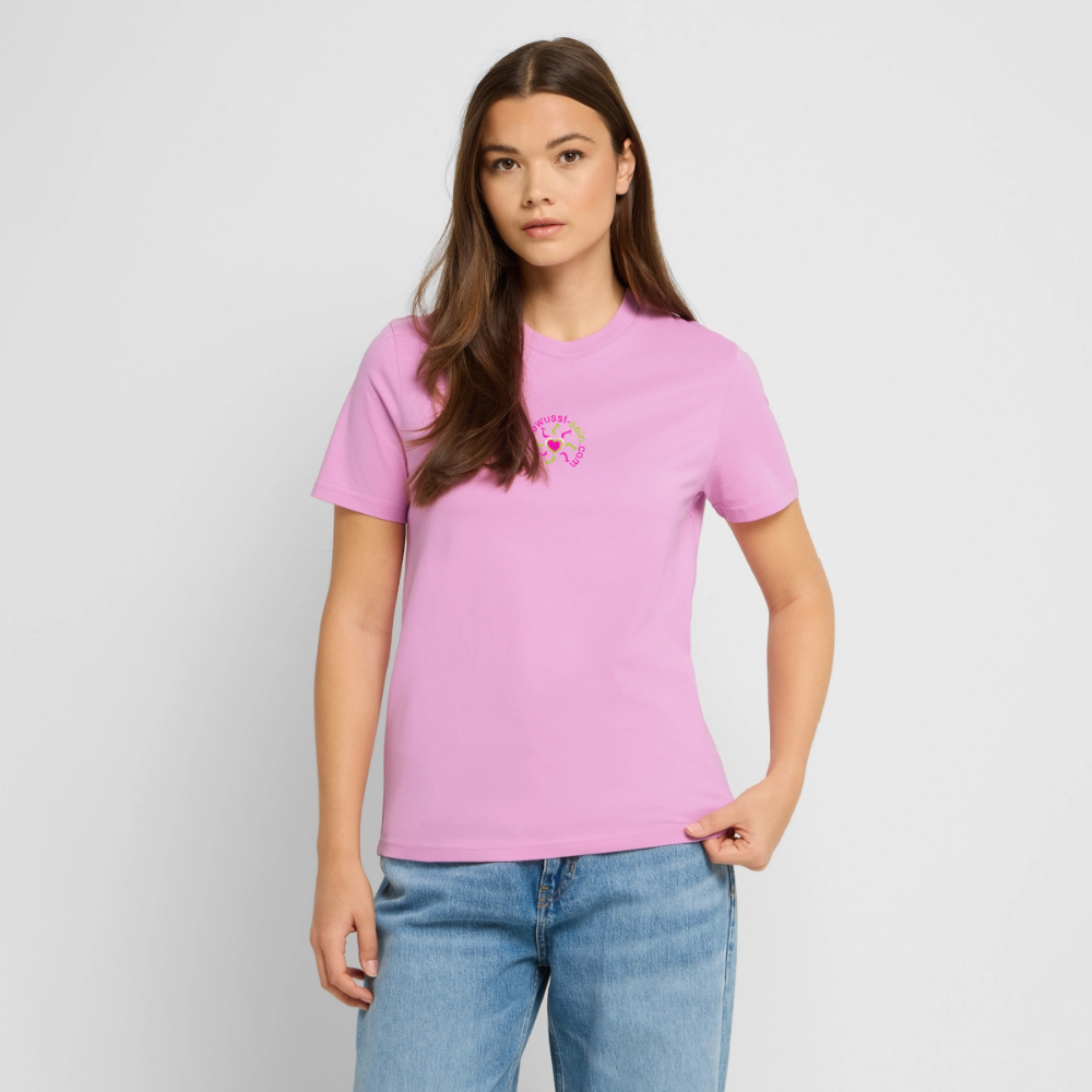 Unisex Bio-T-Shirt Herz-bewusst-sein - Pink